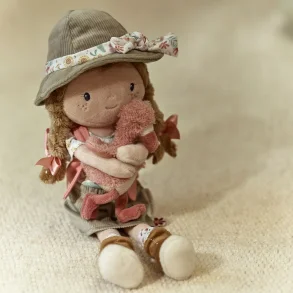Dukke Rosa I Bamse I Safari Friends I Little Dutch 