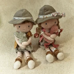 Dukke Rosa I Bamse I Safari Friends I Little Dutch 