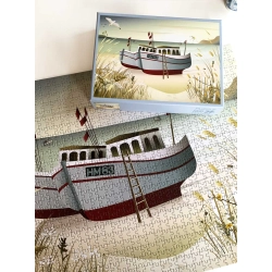 FISHING BOATS - puslespil med 1.000 brikker I Vissevasse 