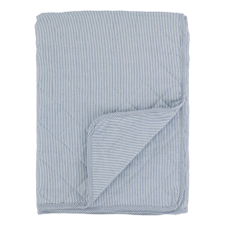Quilt med lysebl� striber I Chic Antique