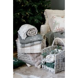 Plaid med ternet mnster I Hndvvet | ChiqAntique