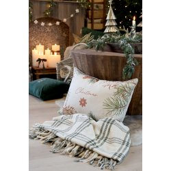 Plaid med ternet mnster I Hndvvet | ChiqAntique