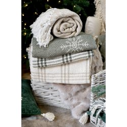 Plaid med ternet mnster I Hndvvet | ChiqAntique