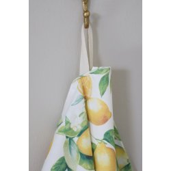 Viskestykke med citroner I ChiqAntique I 70x50cm