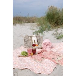 Quilt med lyser�de striber I Chic Antique