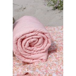 Quilt med lyser�de striber I Chic Antique
