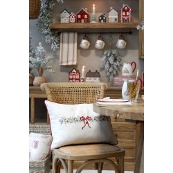 Julepude med broderi |�50x35cm