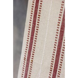 Viskestykke med striber | Guld detaljer