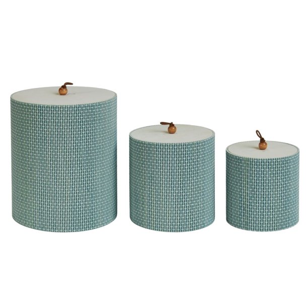 Opbevarings sker l Bambus l Aqua l St med 3 l Rund l Indretning l Speedtsberg l