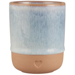 Keramik krus fra Ib Laursen i bl | uden hank