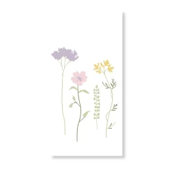 Servietter med blomster fra Speedtsberg l 16 stk. 