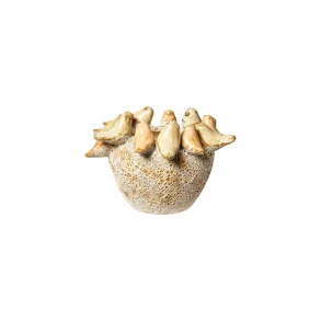 Skjuler med fugle i keramik | 13x9cm | Speedtsberg