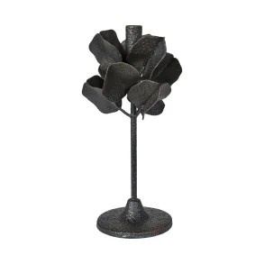 Lysestage i metal I H30cm