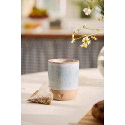 Keramik krus fra Ib Laursen i bl | uden hank