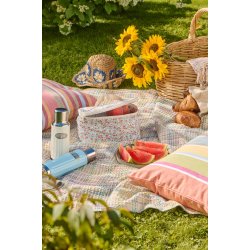 Plaid i multifarvet pink, lilla &amp; gul version | IB Laursen