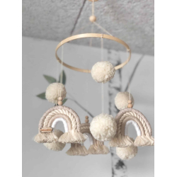 Baby uro med regnbuer boho stil