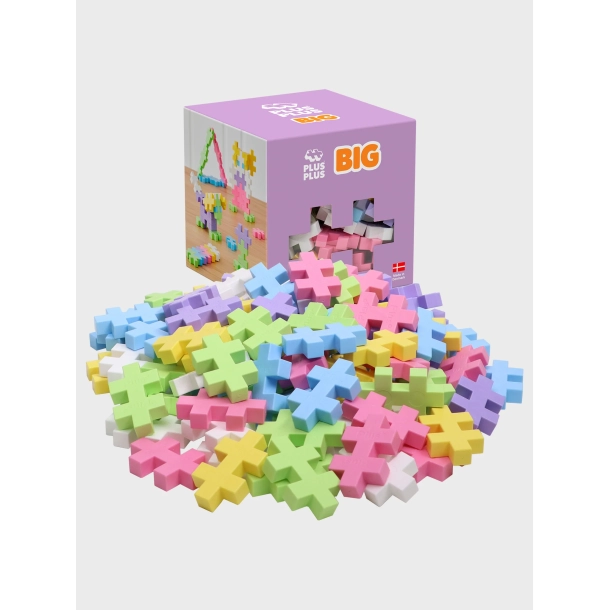 BIG Pastel farvemix - 100 stk | Plus Plus