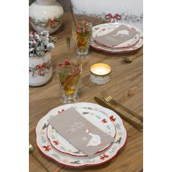 Serviet med g�s I Chic Antique