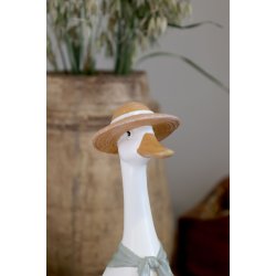 G�s med t�rkl�de &amp; hat I S�t af 2 stk I ChiqAntique