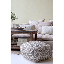 Fad med rillet kant I Hvid I ChiqAntique