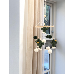 Baby uro med kaktusser | Macrame | Hndlavet