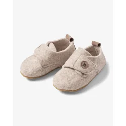 Hjemmesko i uldfilt til b�rn | Beige 