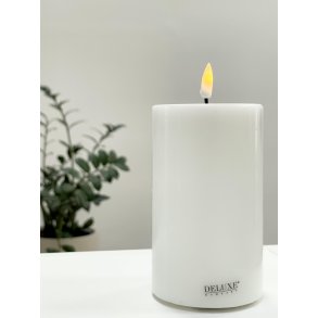 LED Lys l Deluxe Homeart | Hvid | D7,5 x H12,5