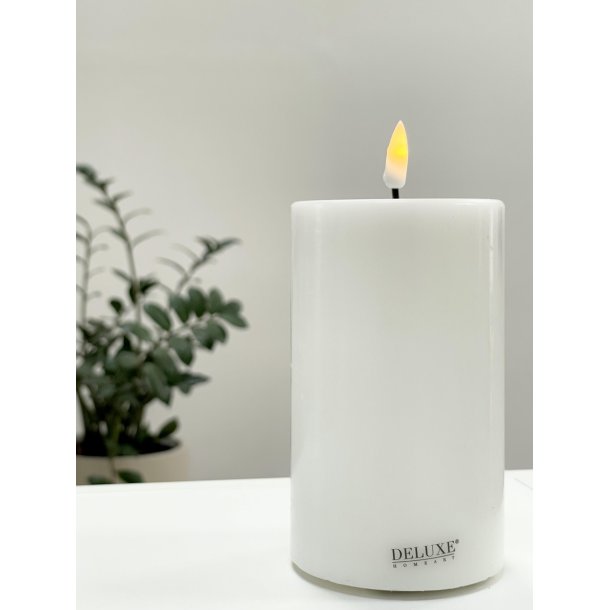 LED Lys l Deluxe Homeart | Hvid | D7,5 x H12,5