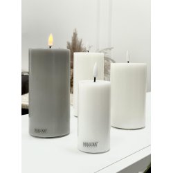 Deluxe Homeart | Bloklys | Sand | D7,5 x H15