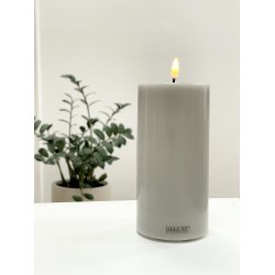 Deluxe Homeart | Bloklys | Sand | D7,5 x H15