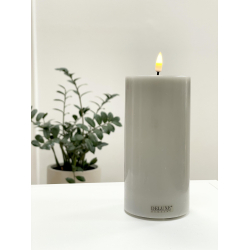 Deluxe Homeart | Bloklys | Sand | D7,5 x H15