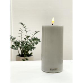 Deluxe Homeart | Bloklys | Sand | D7,5 x H15