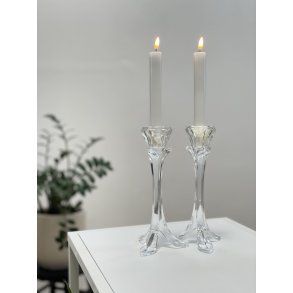 LED Lys l Deluxe Homeart l Kronelys l Hvid l 2 stk l D2 x H15