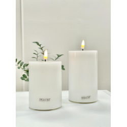 LED Lys l Deluxe Homeart l Hvid | D7,5 x H10