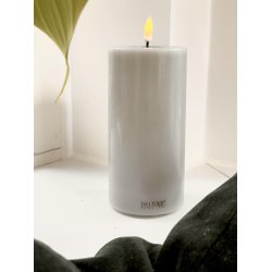 Deluxe Homeart | Bloklys | Sand | D7,5 x H15