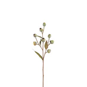 Kunstig eucalyptus kvist med b�r I Mr Plant I 65cm