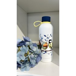 Drikkedunk l Hvid l Med fugle l 500ml l Kkken l Heinen Delfts Blauw l