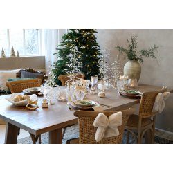 Juletr� med prismer og guldtr�d I H42cm