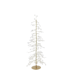 Juletr� med prismer og guldtr�d |�H61cm