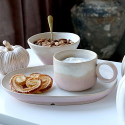Krus med hank I Lyser�d I Chic Antique