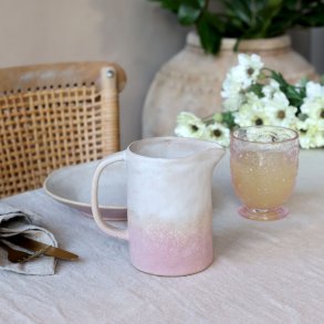 Kande i porcel�n I St�vet rosa I Chic Antique