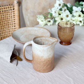 Kande i porcel�n I Brun I Chic Antique