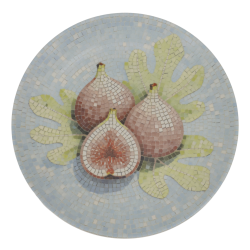 Mosaik tallerken med figner fra Chiq Antique