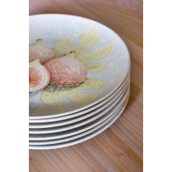 Mosaik tallerken med figner fra Chiq Antique