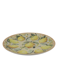 Mosaik tallerken med citroner fra Chiq Antique