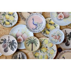 Mosaik tallerken med citroner fra Chiq Antique