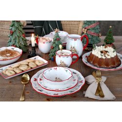 Sk�l med julemotiv I Chic Antique
