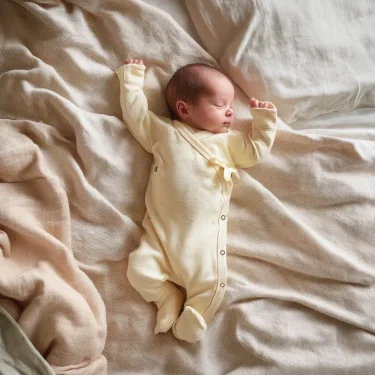 Baby Heldragt I 100% merinould I Lille Barn | Creme hvid