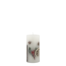Bloklys med julekrydderier | H14xD7cm