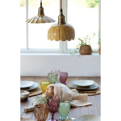 Lunel lampe i emalje I Mellow I H15x�24cm